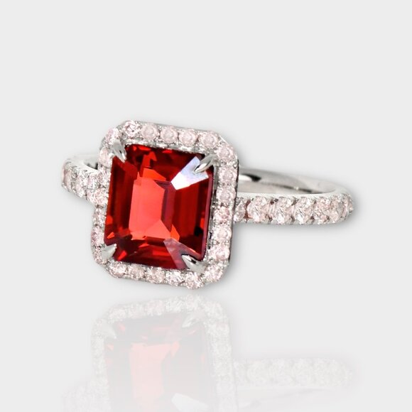 Red Garnet Ring - Picture 3 of 7